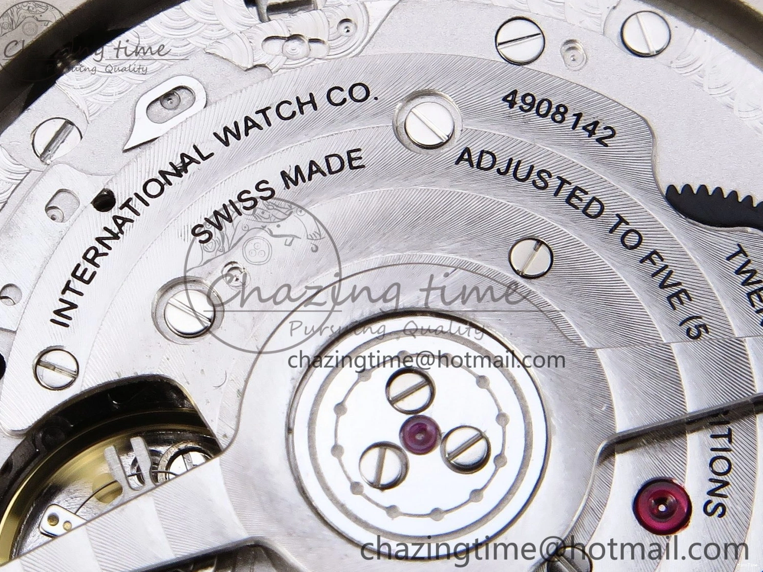 MIROTIME 0519 Mark XVIII Top Gun “SFTI” Black Ceramic IW324712 ZF 1:1 Best Edition on Green Nylon Strap A Tailored 7025